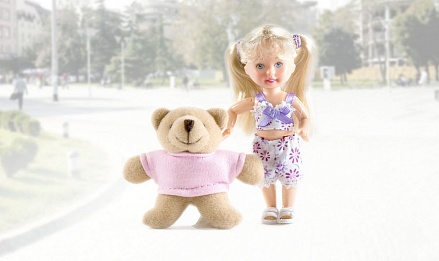 Игровой набор из серии Paula. С любимой игрушкой – Кукла с медвежонком 